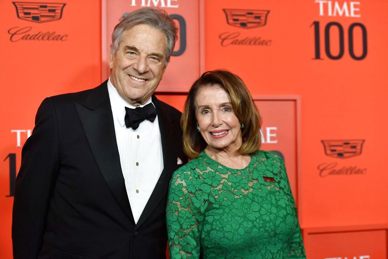 (FILES) In this file photo taken on April 23, 2019, US Speaker of the House of Representatives Nancy Pelosi (R) and husband Paul Pelosi arrive for the Time 100 Gala at Lincoln Center in New York. - An intruder attacked the husband of the US House Speaker Nancy Pelosi after breaking into their home in San Francisco on October 28, 2022, her office said, leaving him needing hospital treatment. (Photo by ANGELA WEISS / AFP)