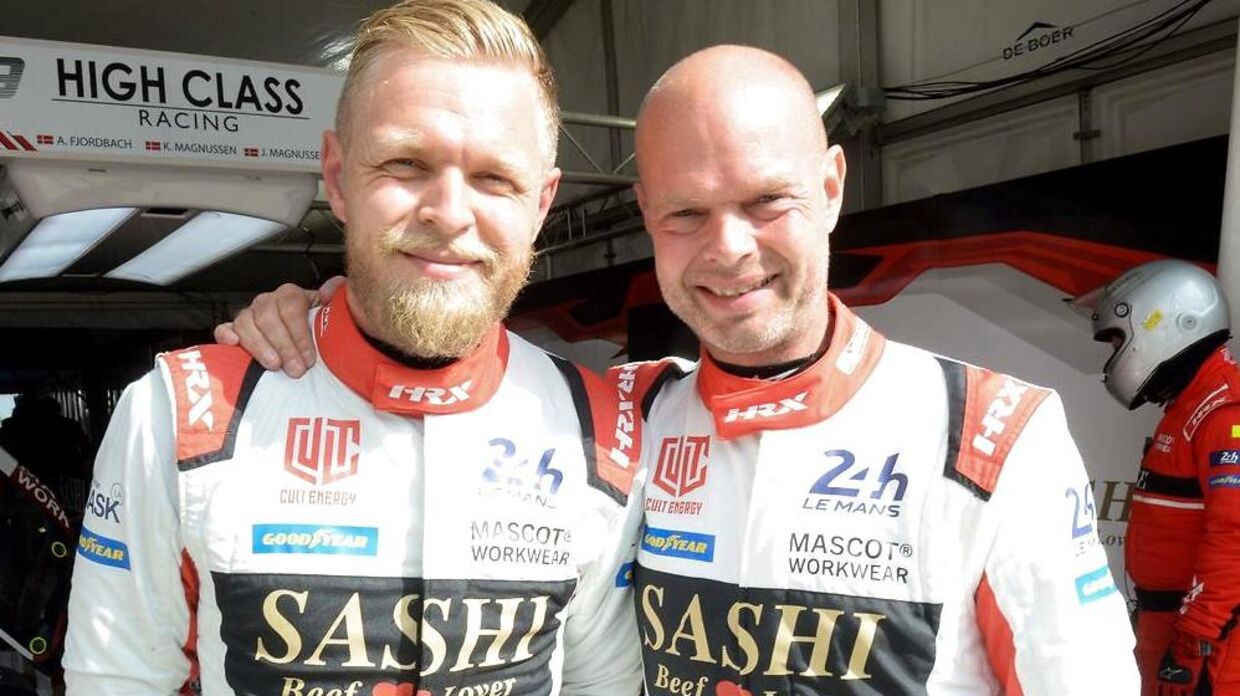 Jan og Kevin Magnussen kørte Le Mans sammen i 2021.