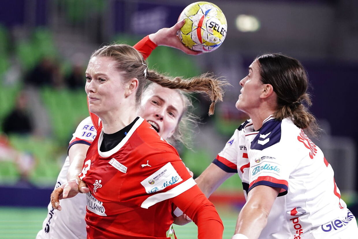 EM kvindehåndboldkampen i mellemrunden Danmark - Norge i Ljubljana i Slovenien, onsdag den 16. november 2022.