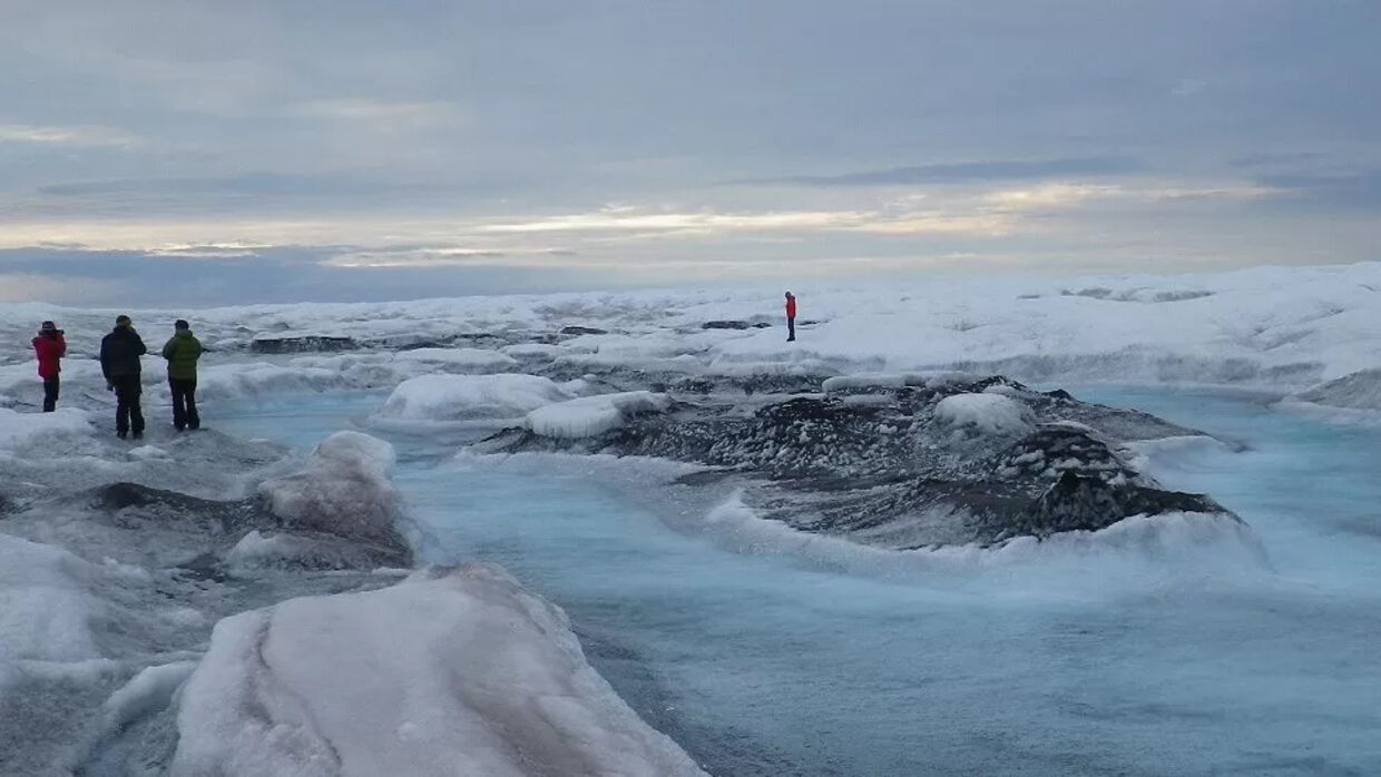 Forskerne fra det walisiske universitet undersøgte blandt andet to gletsjere i Grønland.