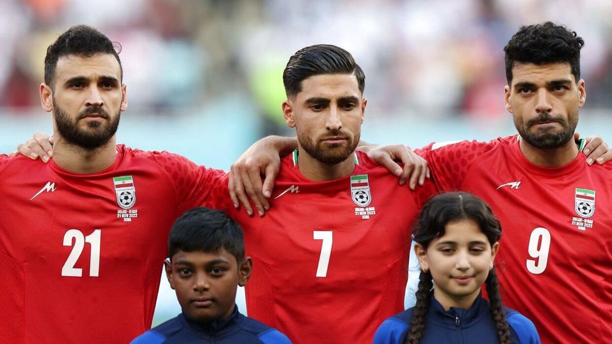 Spillerne sang ikke med på den iranske nationalmelodi inden kampen mod England.