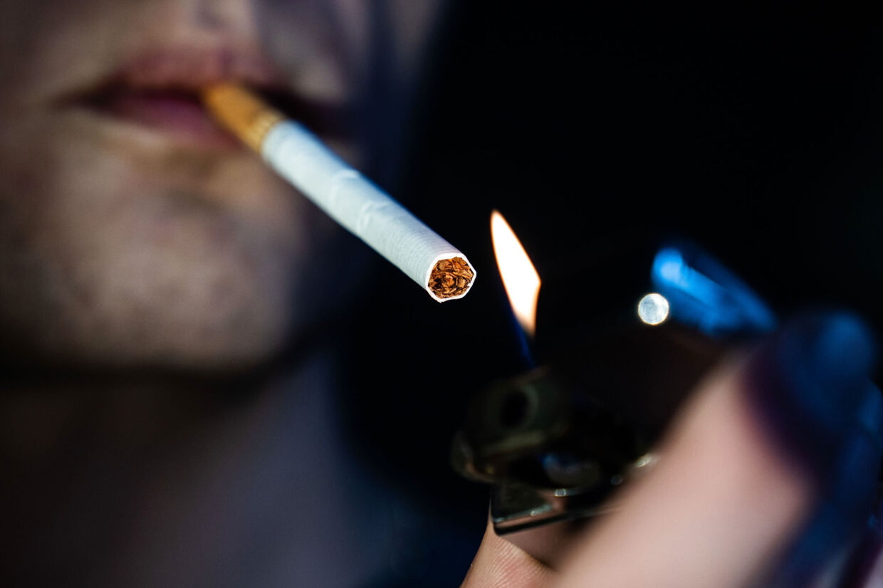 Danmark er rykket 16 pladser frem siden 2020 på europæisk rangliste over 37 landes indsatser mod rygning. (Arkivfoto) Emil Helms/Ritzau Scanpix