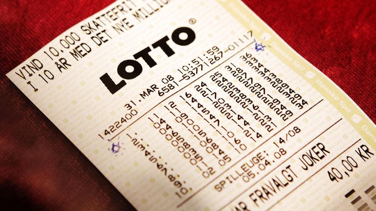 En familie spillede de samme lottotal 30 år i træk. Nu har de vundet fem millioner kroner. (Arkivfoto)