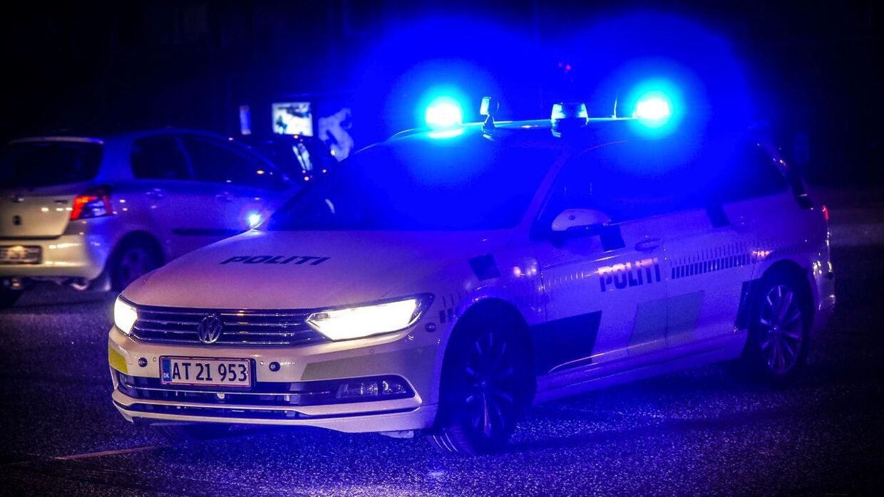 Østjyllands Politi leder lørdag aften efter en forsvunden plejehjemsbeboer. Arkivfoto.