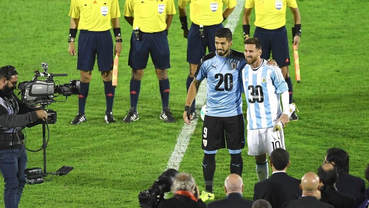 Luis Suarez og Lionel Messis famøse billede fra 2017.