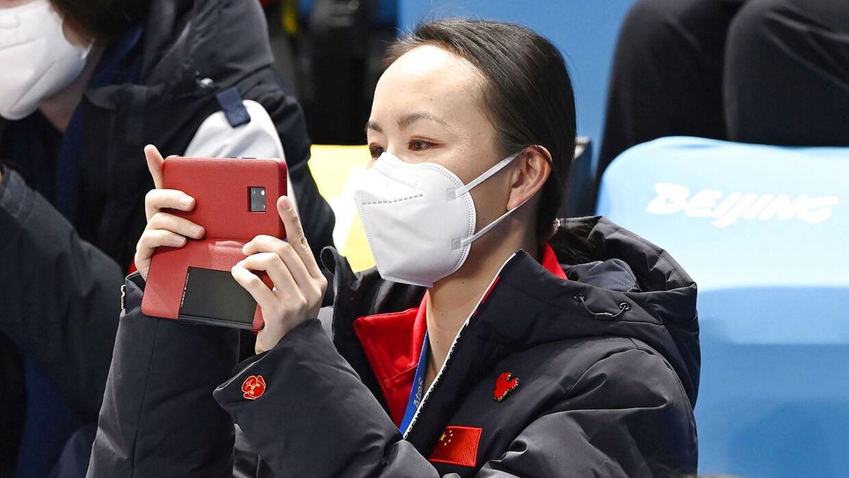 I starten af 2022 dukkede Peng Shuai op ved OL i Beijing.
