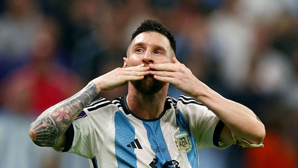 Lionel Messi kysser snart VM farvel. Bliver det et guld- eller sølvkys søndag?