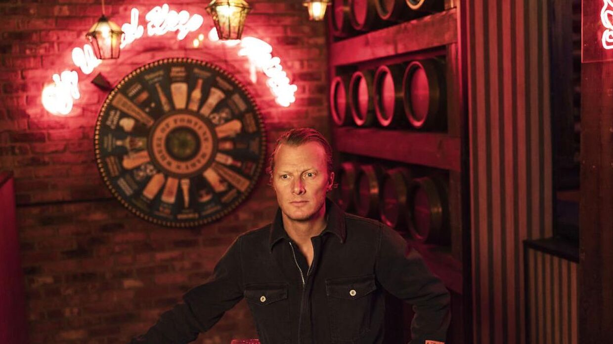 Adam Falbert, Danmarks ukronede barkonge, fotograferet på Proud Mary Pub.
