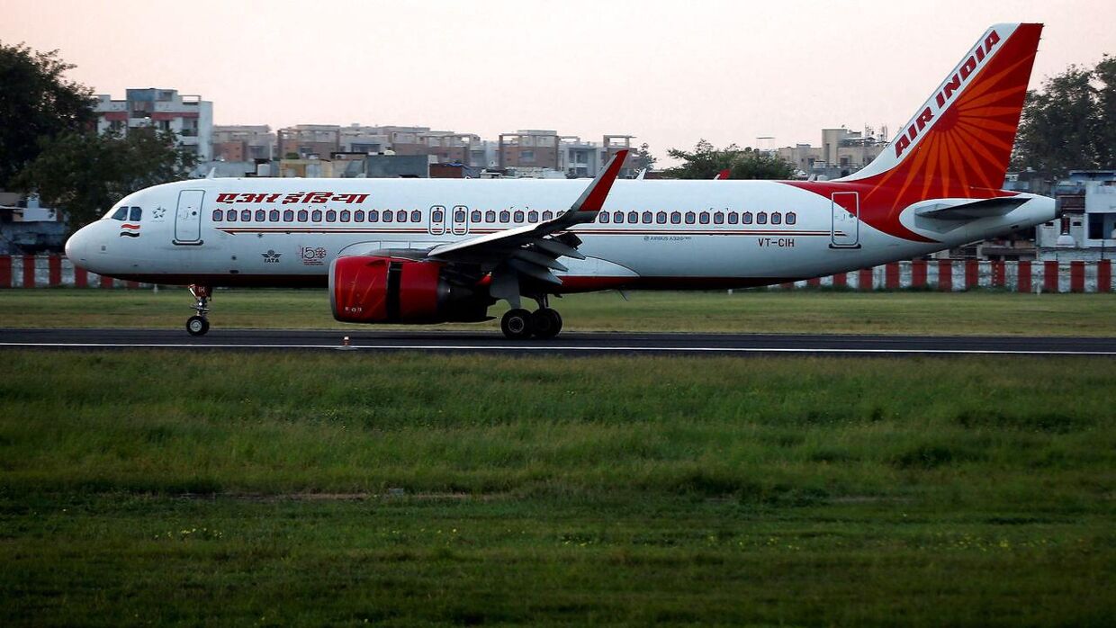Hændelsen skete på et Air India-fly.