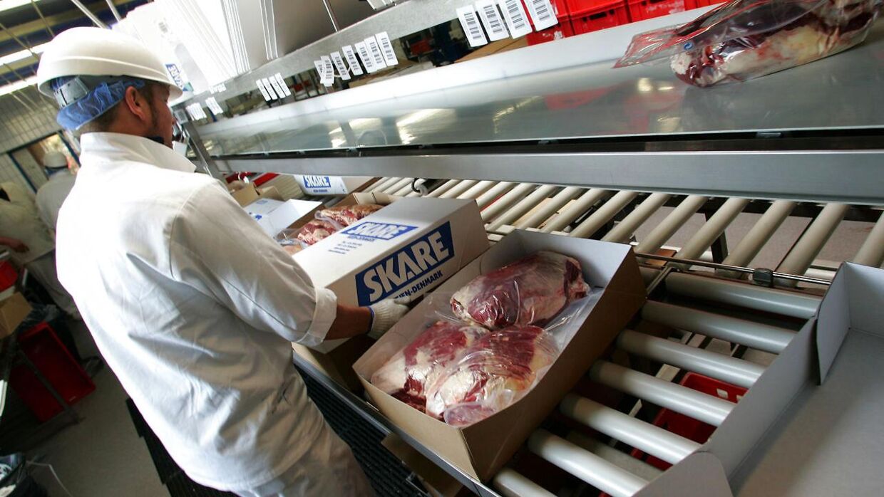 Der blev beslagt 250 ton kød hos Skare Meat Packers.