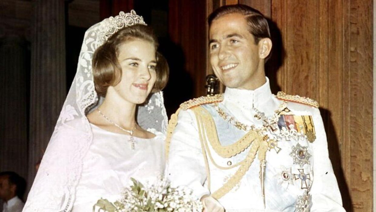 Prinsesse Anne-Marie var kun 18 år, da hun i 1964 blev gift med den græske konge.