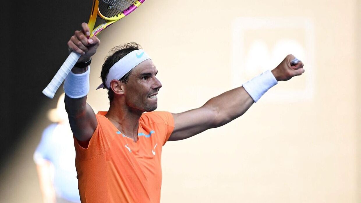 Rafael Nadal er klar til anden runde ved Australian Open.