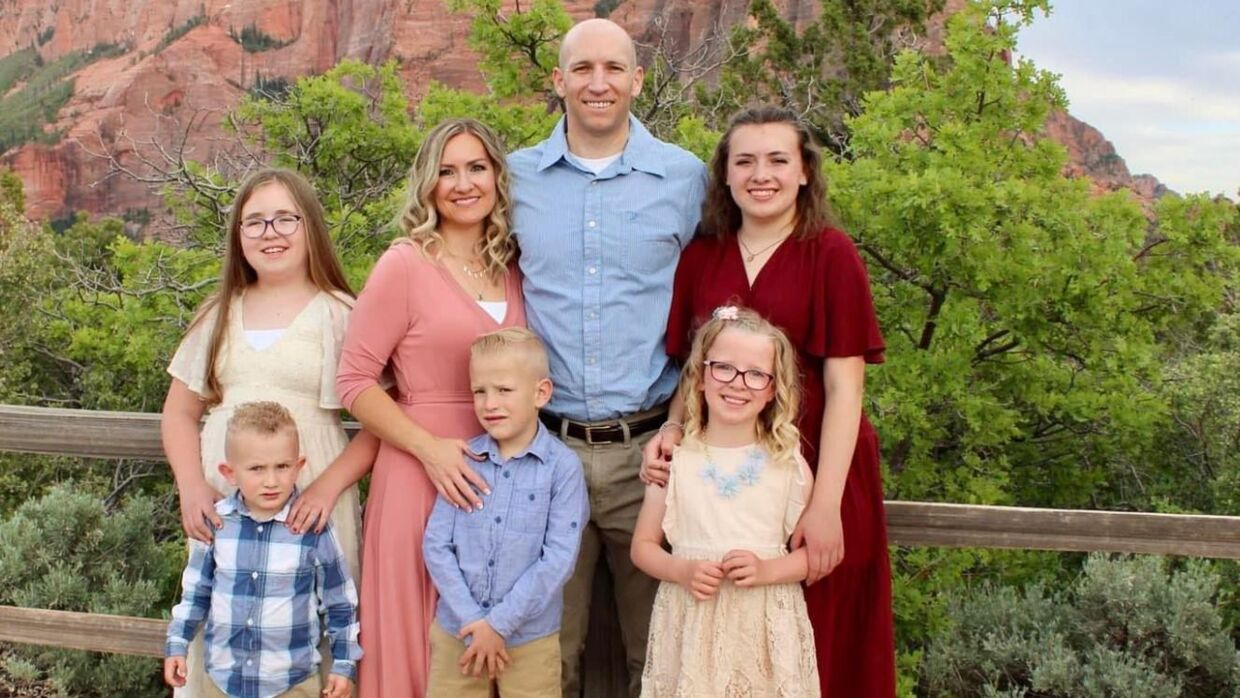 Familiebillede af hele familien, før Michael Haight slog dem alle ihjel, inklusive sig selv.