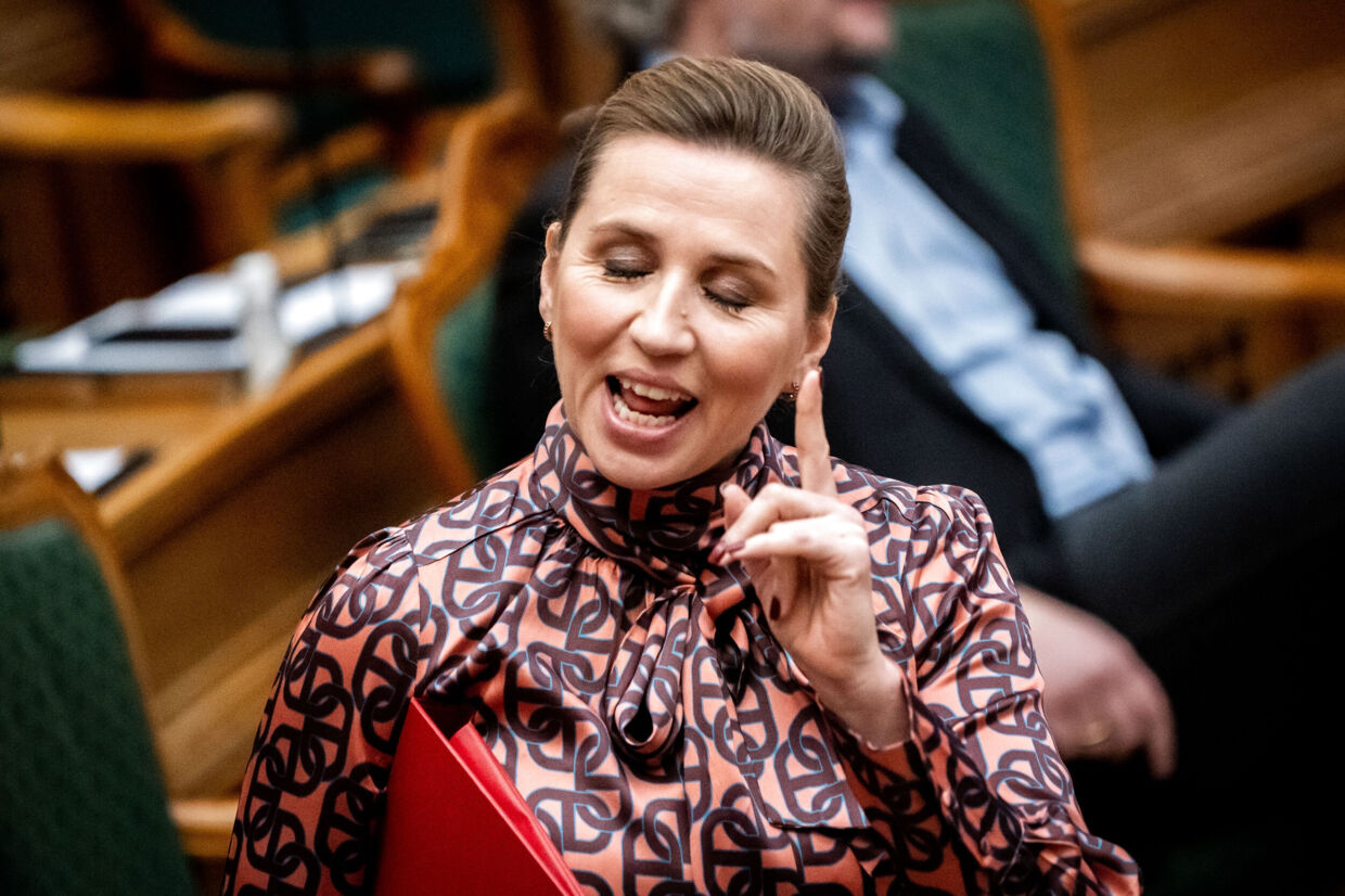 Statsminister Mette Frederiksen (S) mener, at der mangler nye penge i forslag fra oppositionen. Ida Marie Odgaard/Ritzau Scanpix