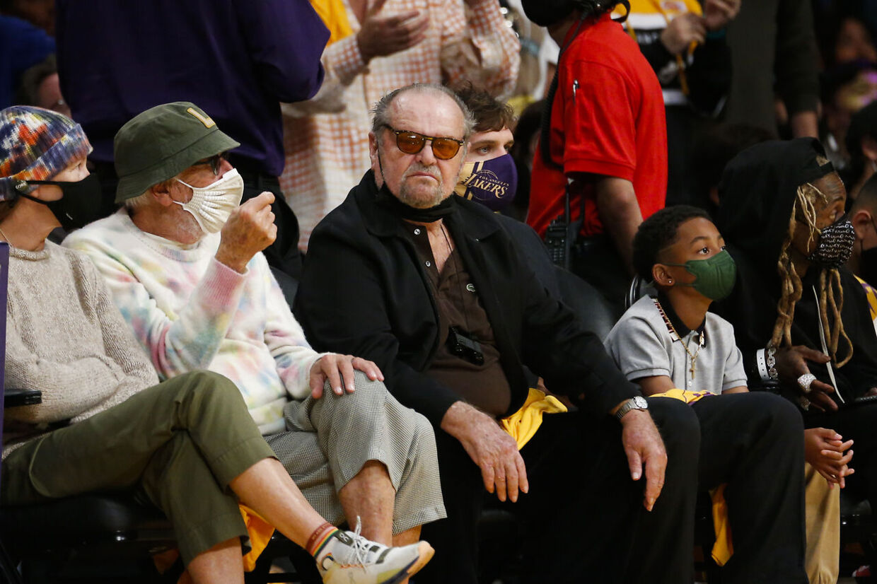 Sidst Jack Nicholson viste sig offentligt var ved en Lakers-kamp i 2021, hvor han havde sin søn med. Inden da havde han heller ikke vist sig offentligt i to år.