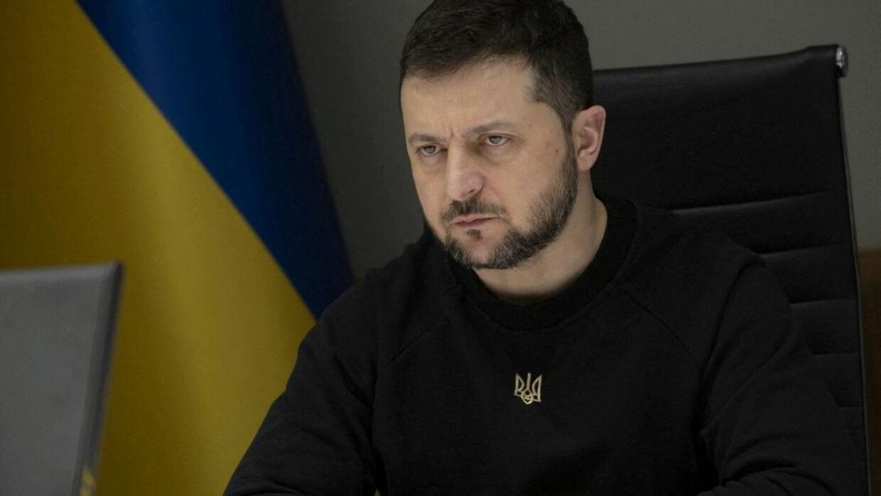 Arkivfoto af den ukrainske præsident, Volodymyr Zelenskyj.
