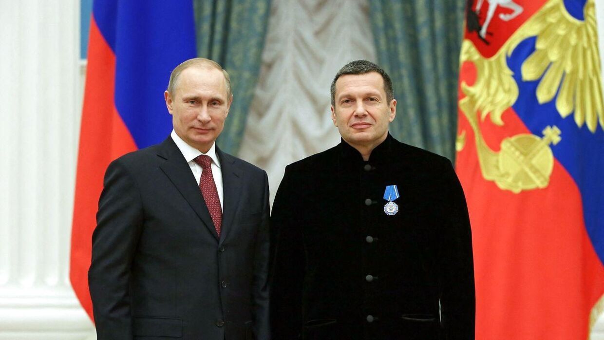 Vladimir Solovyov er tv-vært og også kendt som »Putins favorit«.
