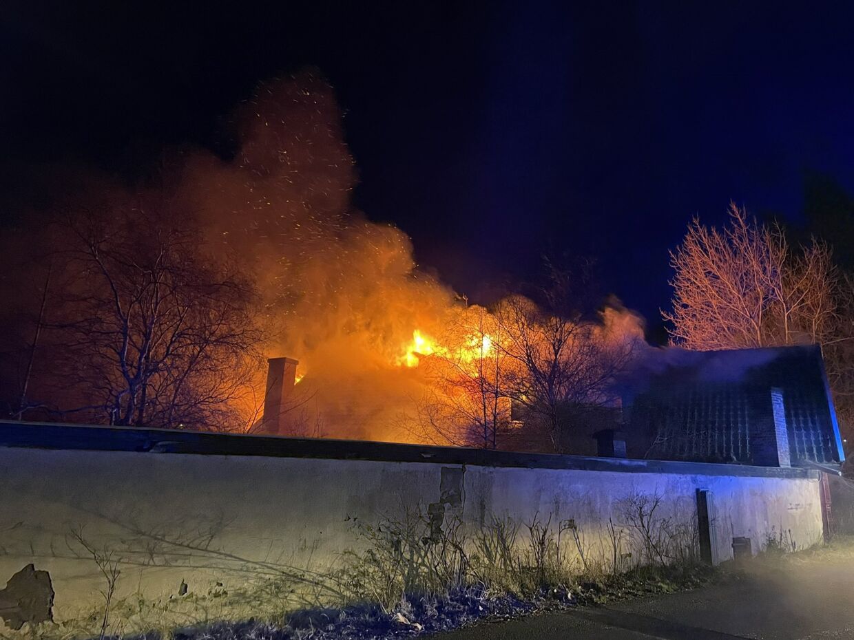 En brand brød ud i Esbjerg natten til torsdag.
