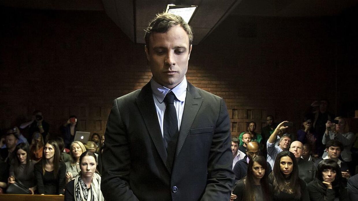 Oscar Pistorius i retten i august 2013. 