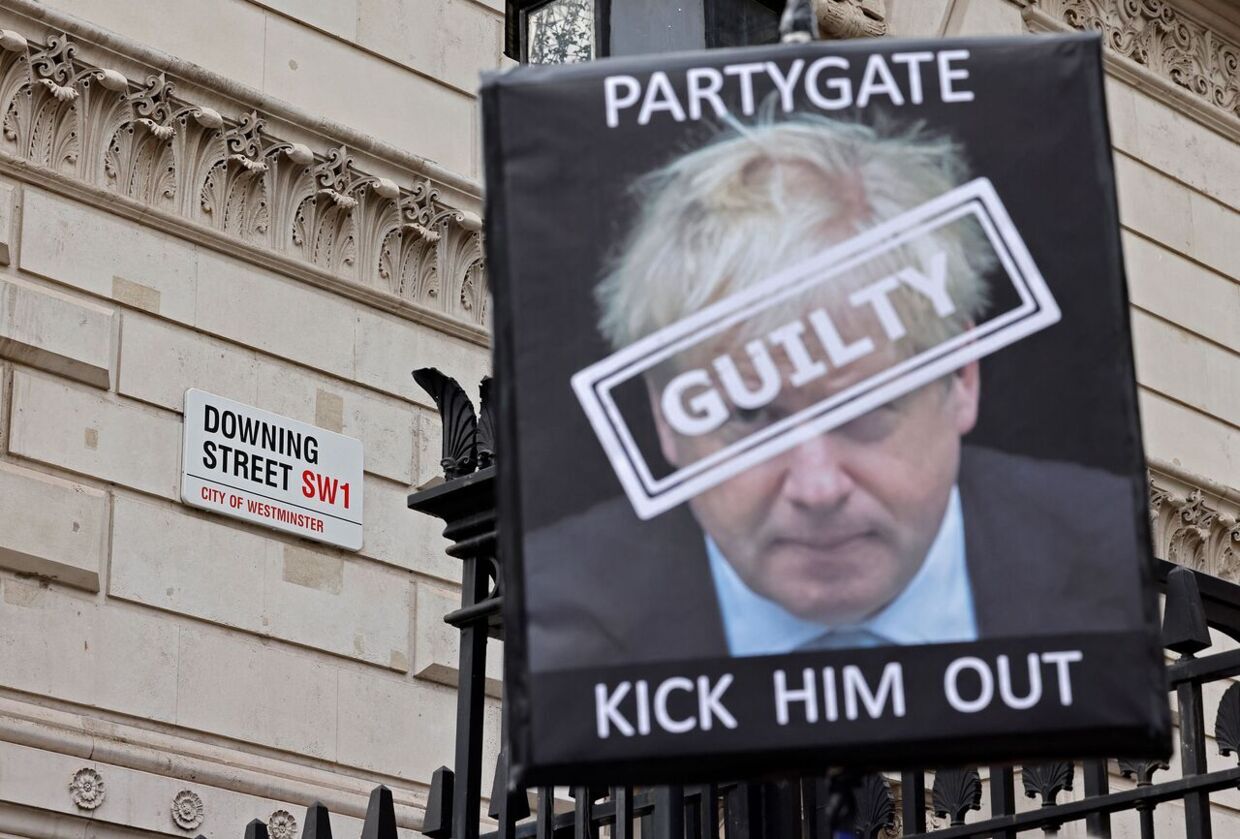 Partygate blev enden på Boris Johnsons tid som premierminister. Nu forsøger han at rense sit navn