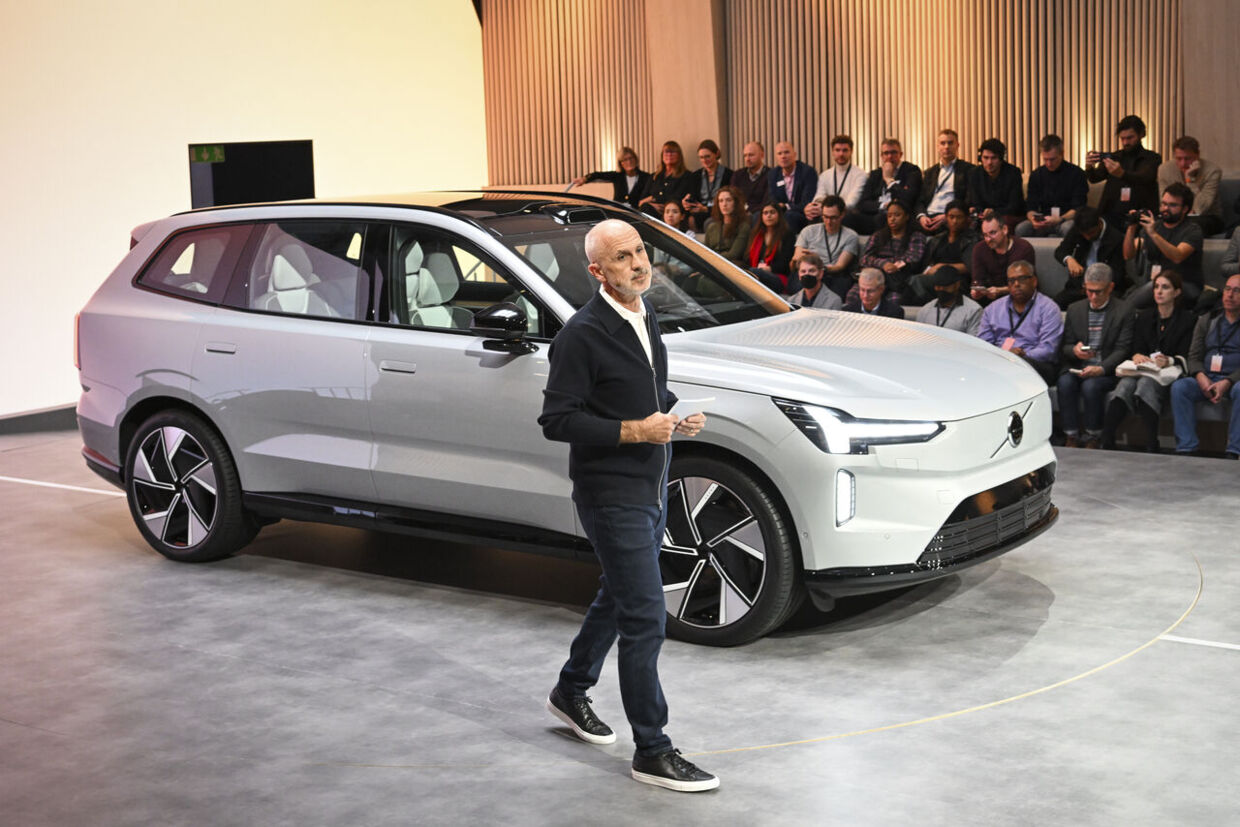 Volvos administrerende direktør præsenterede i november 2022 en større elektrisk SUV. Den spritnye elbil bliver altså mindre end den fremviste bil på billedet.