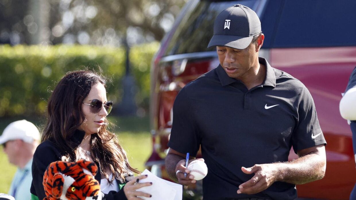 Der er ikke ligefrem god stemning mellem Tiger Woods og Erica Herman.
