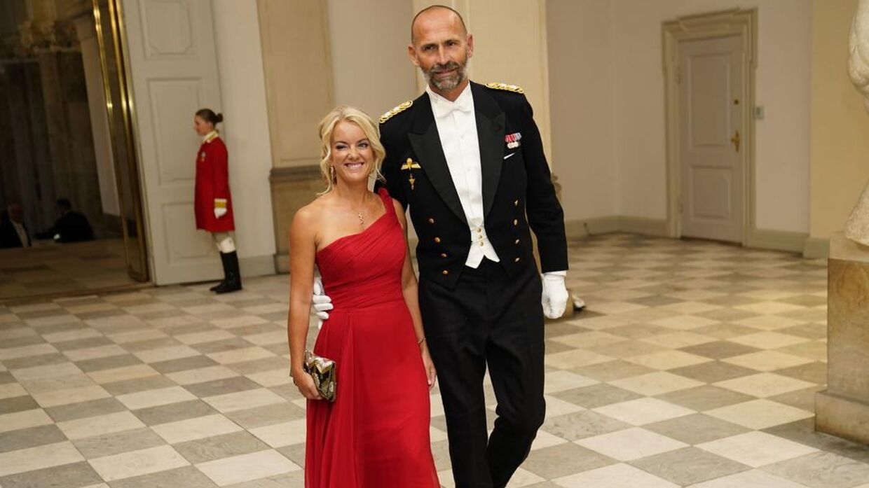 Pernille Vermund og Claus Bretton-Meyer ved en gallamiddag på Christiansborg sidste år.