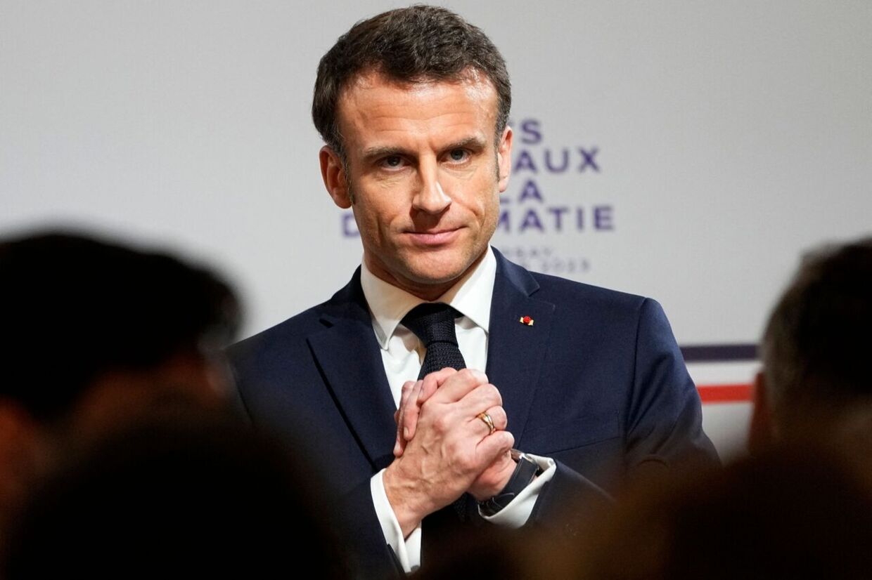 Frankrigs præsident, Emmanuel Macron, satser hele butikken for at få gennemtrumfet den nye lov om højere pensionsalder.