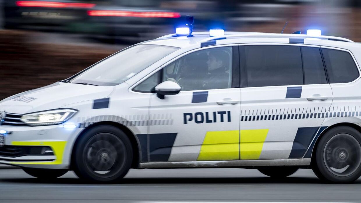 Arkivfoto. Politibil i København, mandag den 21. december 2020. 