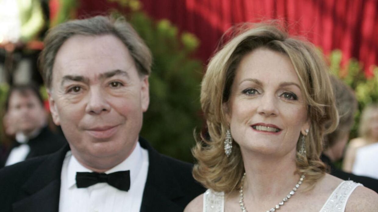 Andrew Lloyd Webber med sin kone, Madeleine Gordon, i 2005. 