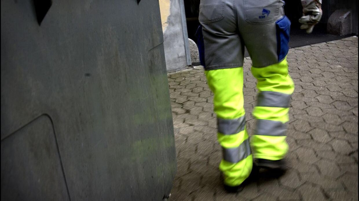 Skraldemændene i København har nedlagt arbejdet mandag morgen. (Arkivfoto)