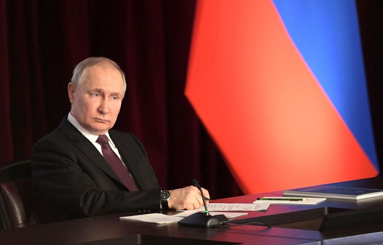 Her ses den russiske præsident, Vladimir Putin, i Moskva den 20. marts.
