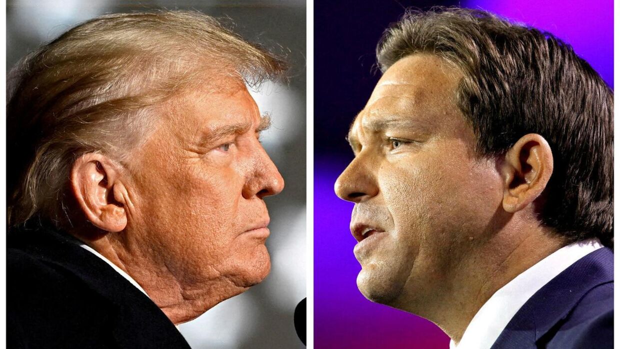 Trump kan trøste sig med, at han banker sin rival, Ron DeSantis i nye meningsmålinger.