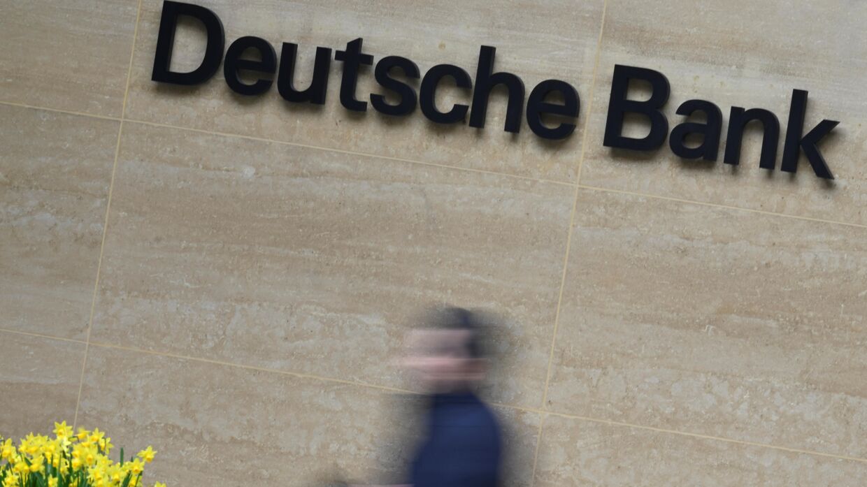 Arkivfoto. Deutsche Bank i London.