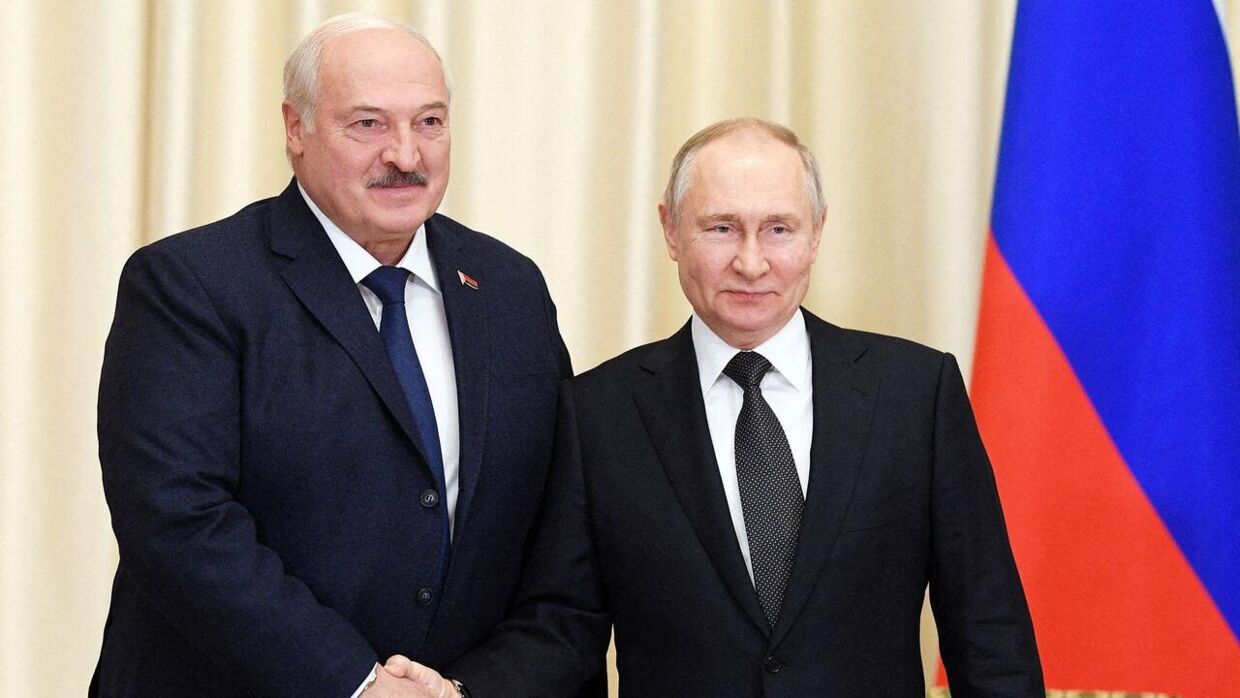 Vladimir Putin og Alexander Lukashenko.