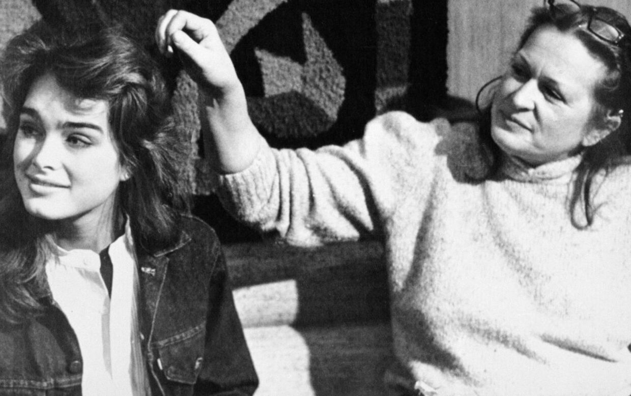 Brooke Shields fotograferet med sin mor, Teri Shields, i 1982. (Arkivfoto)