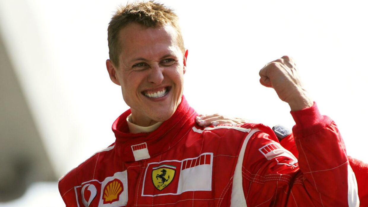 Michael Schumacher kørte i mange år for Ferrari.