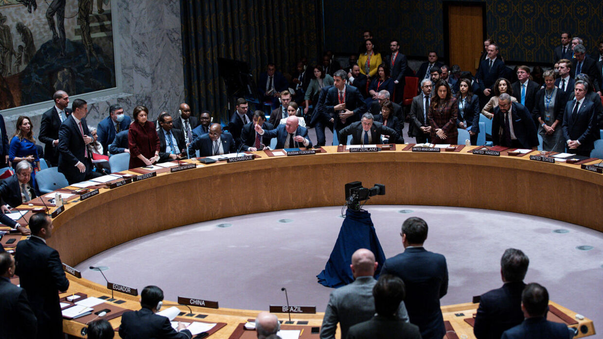 Et tidligere møde i FNs sikkerhedsråd.
