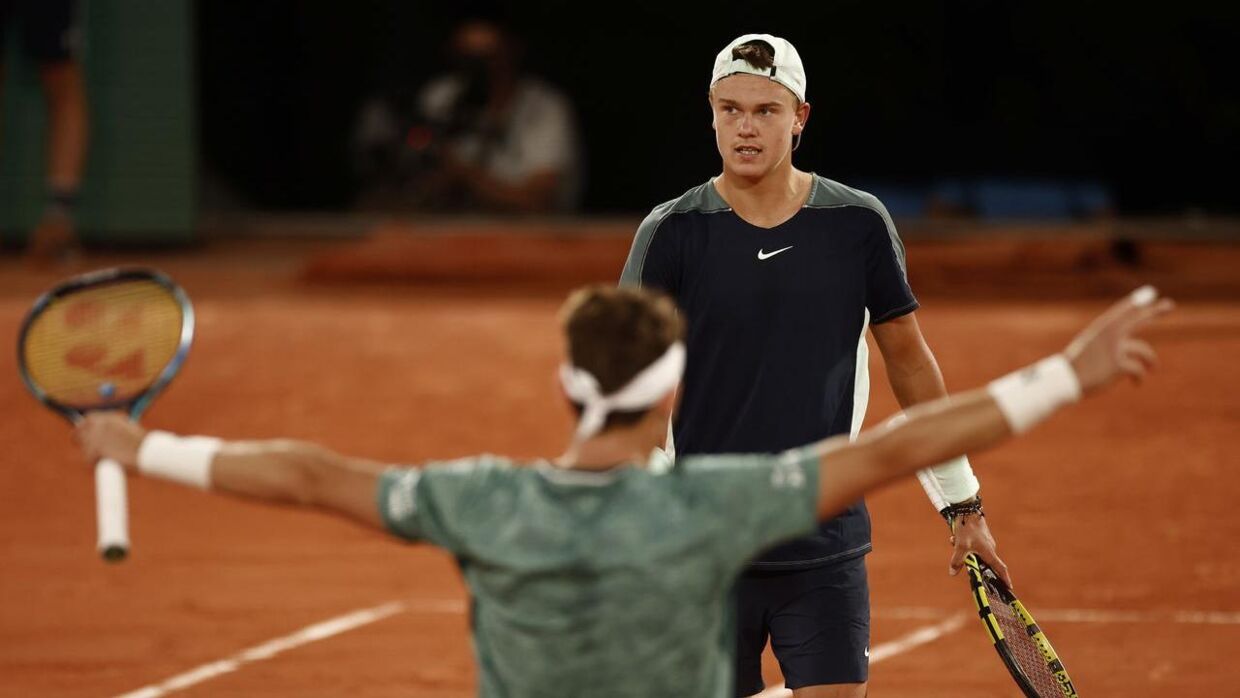 Holger Rune røg ud i kvartfinalen ved sidste års French Open.
