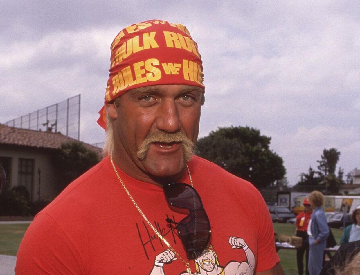 Den amerikanske wrestler Hulk Hogan var Sidney Lees helt store idol.