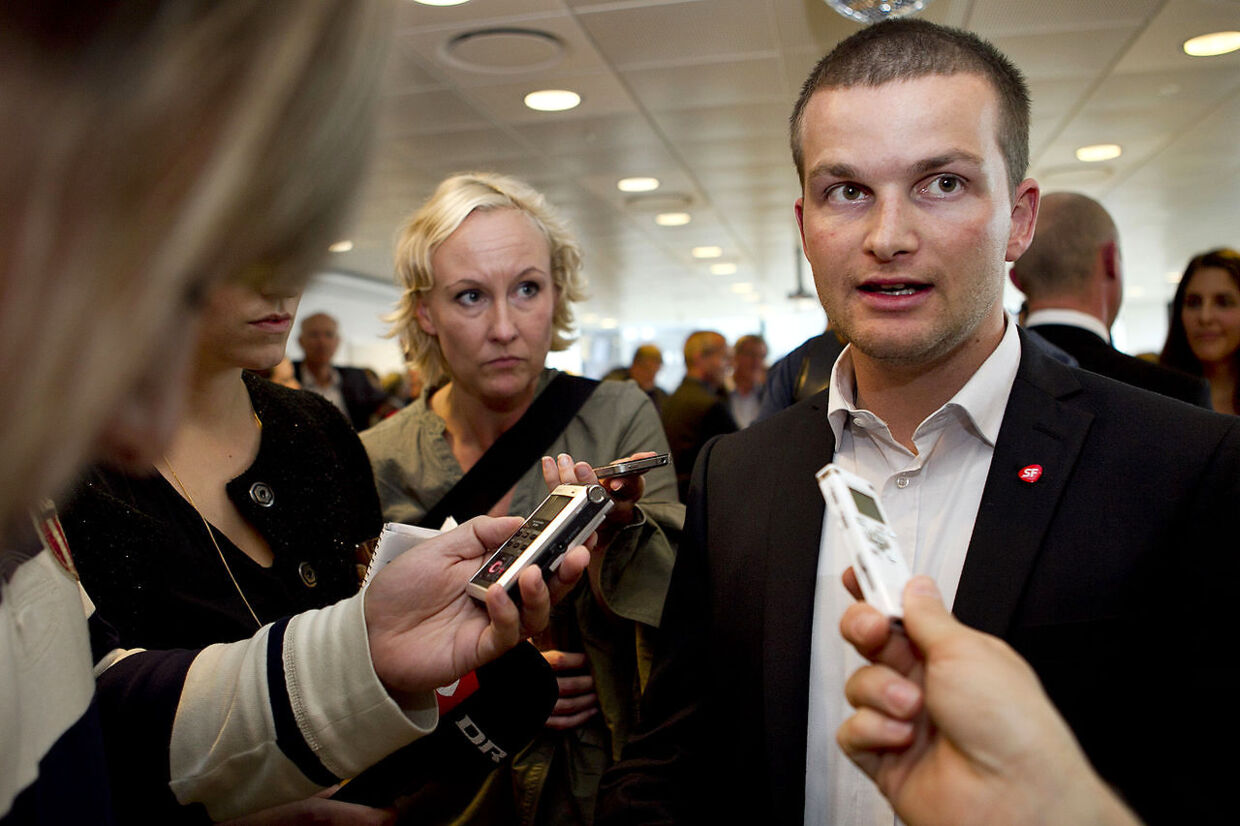 Udnævnelsen af Thor Möger Pedersen (th) som Danmarks yngste minister nogensinde er ikke faldet i god jord. Det fortæller flere fremtrædende SF’ere åbent over for B.T.