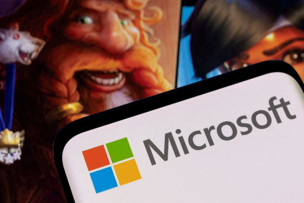 Microsoft er opsat på at gennemføre gigantkøb af spilkoncern trods modstand fra konkurrencemyndigheder. (Arkivfoto). Dado Ruvic/Reuters