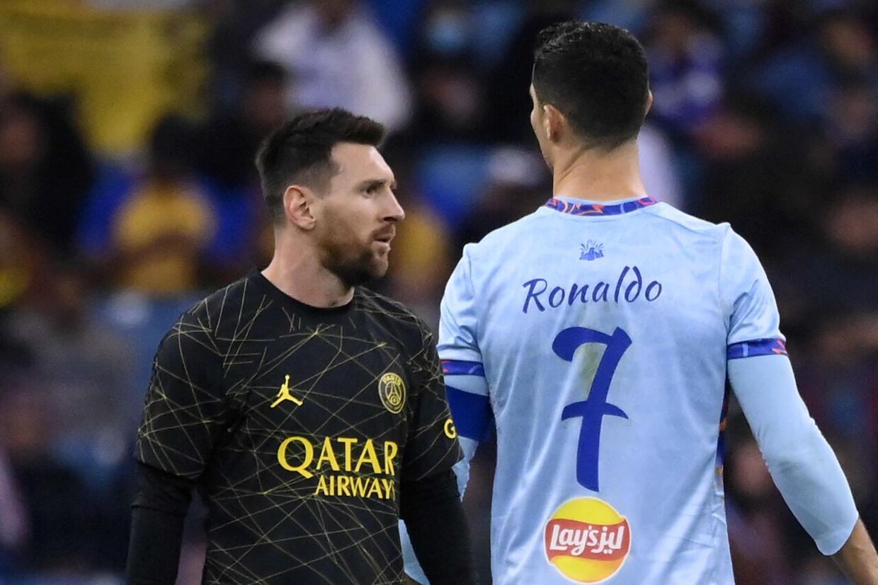 Lionel Messi og PSG mødte Cristiano Ronaldo og et hold bestående af Riyadh All-Stars tidligere i år.