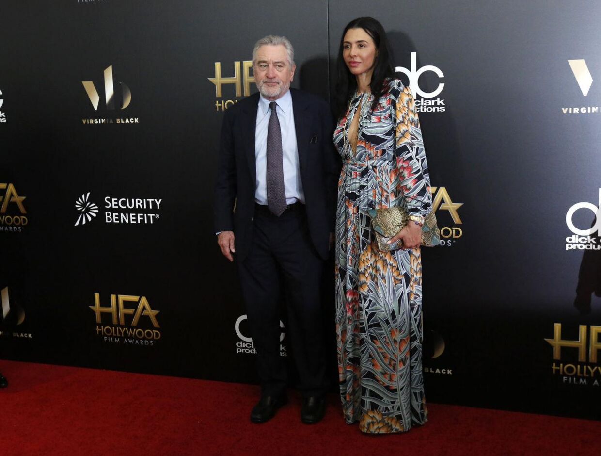 Den Oscar vindende Robert De Niro med sin ældste datter Drena De Niro. Foto Mario Anzuoni