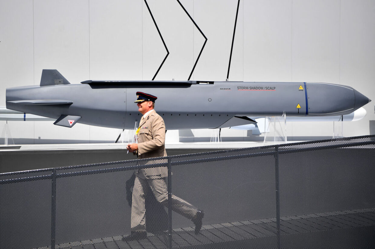 De britiske Storm-Shadow.missiler, der nu bliver sendt til Ukraine