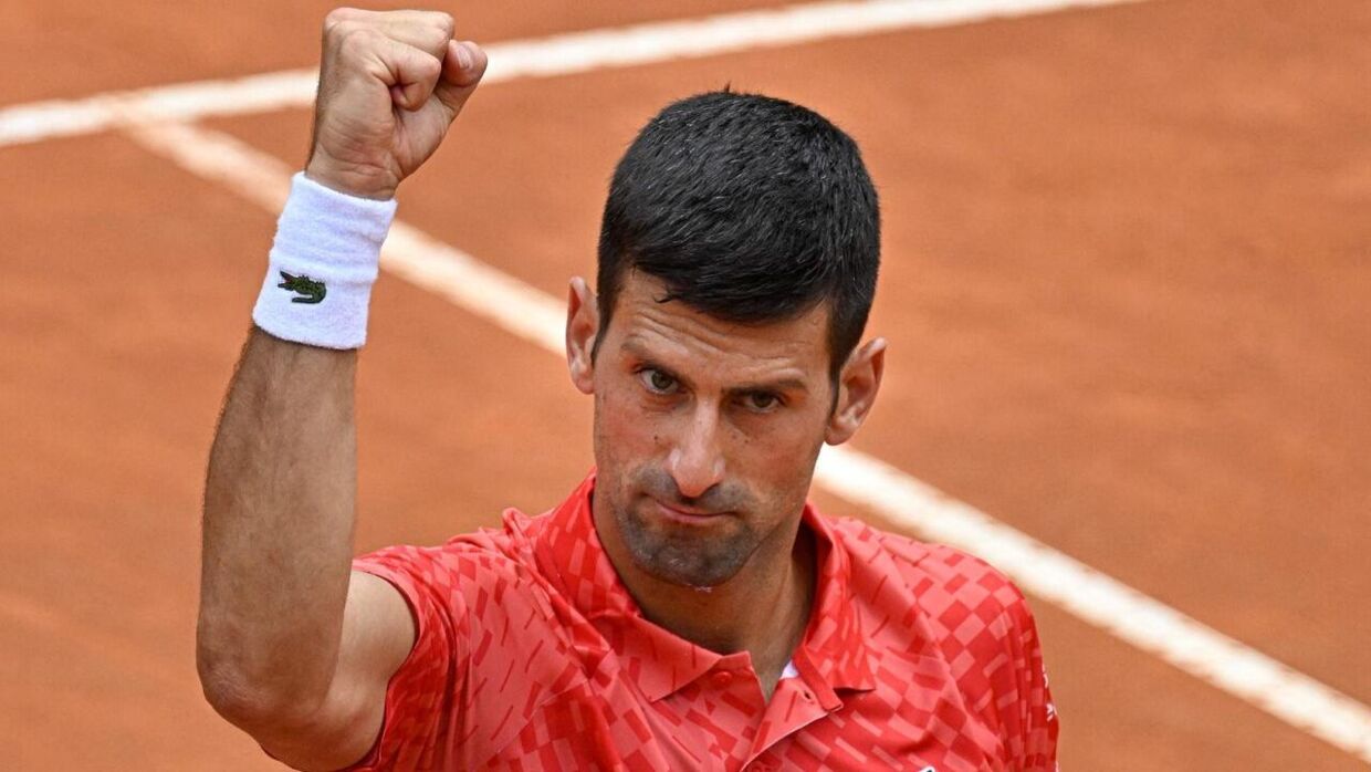 Novak Djokovic er Holger Runes næste modstander i det italienske.