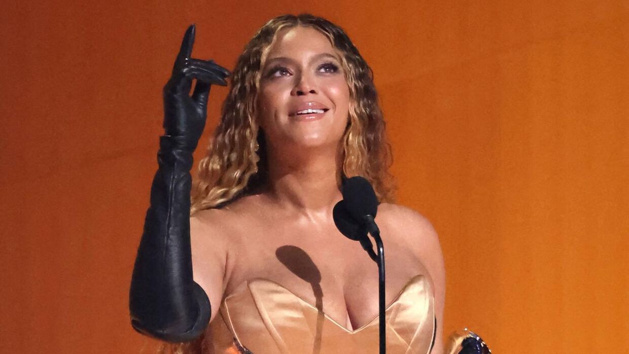 Beyonce til Grammy Awards i Los Angeles tidligere i år. Foto REUTERS/Mario Anzuoni