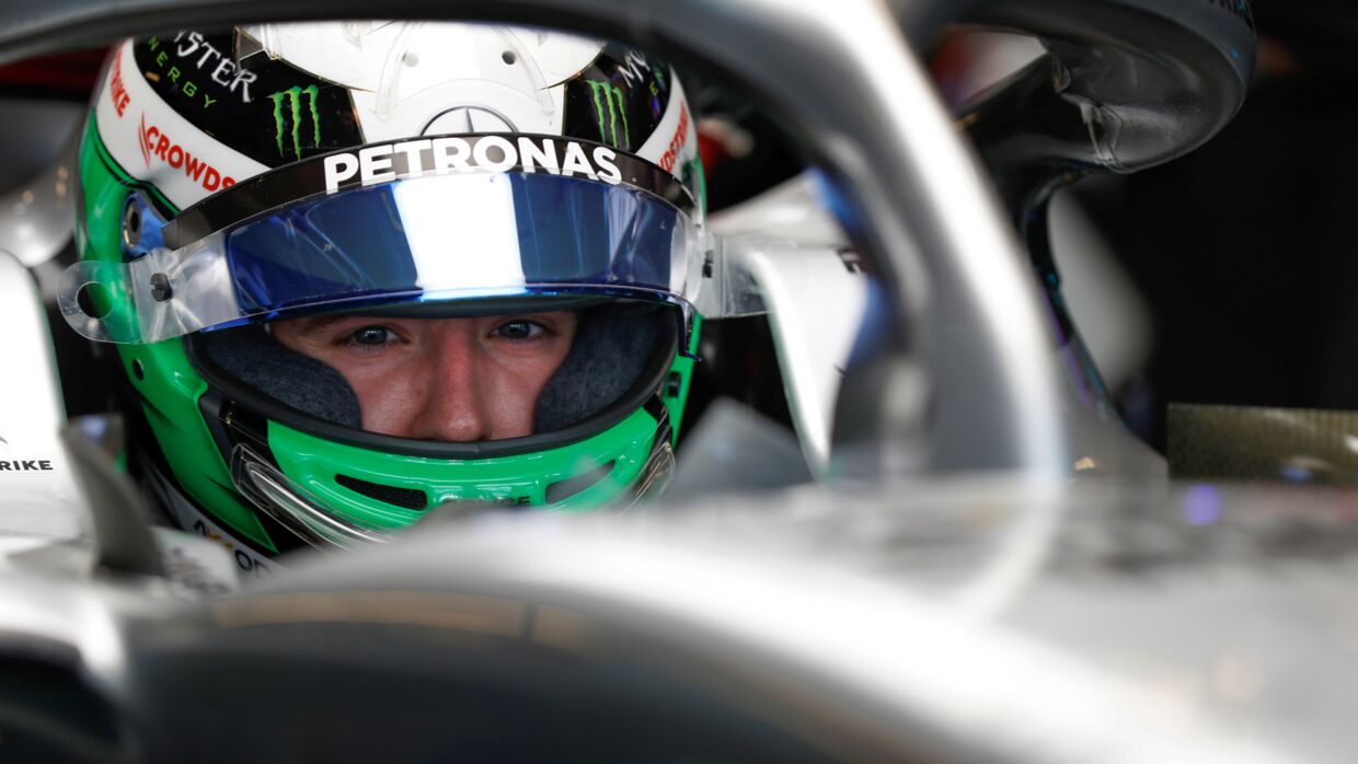 Frederik Vesti testede Lewis Hamiltons Formel 1-racer i slutningen af 2022.