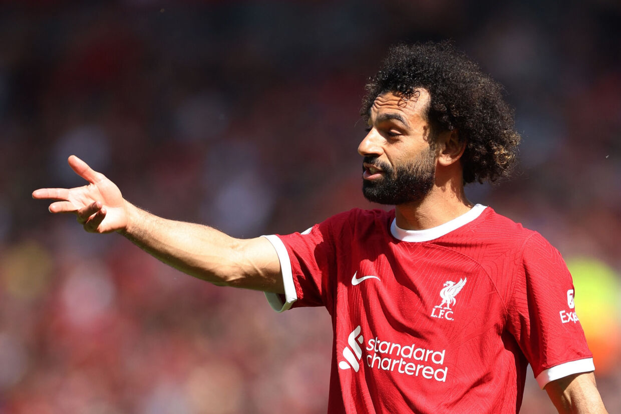 Hvis Mohamed Salah scorer et mål mod Southampton søndag, vil han for tredje sæson i træk slutte på 51 kampe og 30 scoringer i kampe for Liverpool. (Arkivfoto). Phil Noble/Reuters