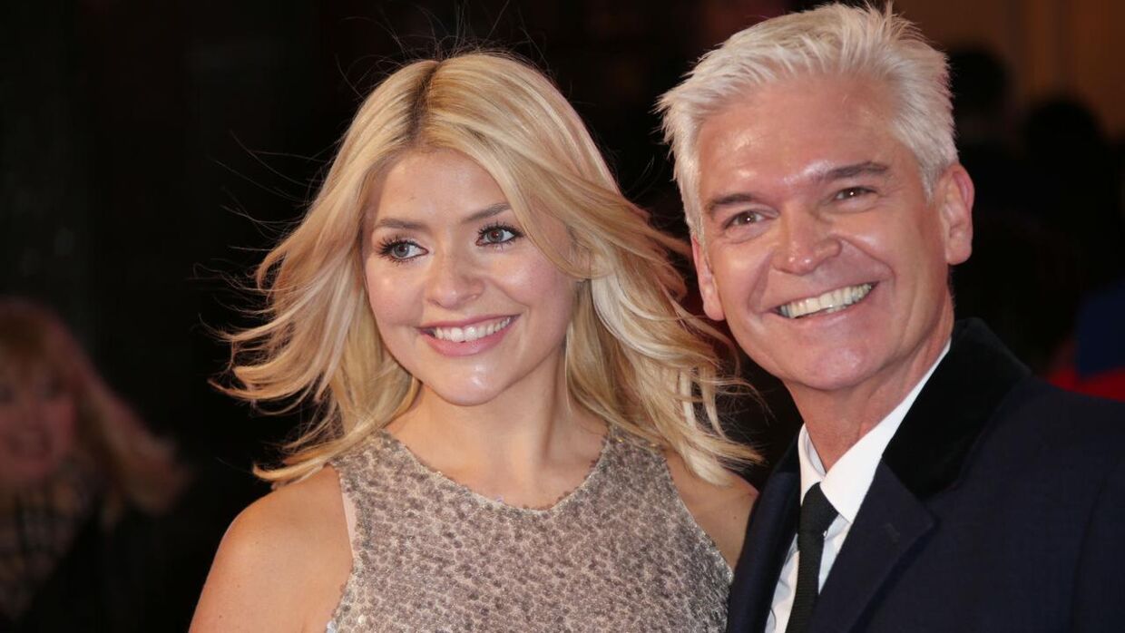 Holly Willoughby og Phillip Schofield ved ITV Gala i 2016. Foto: Joel Ryan/Invision/AP